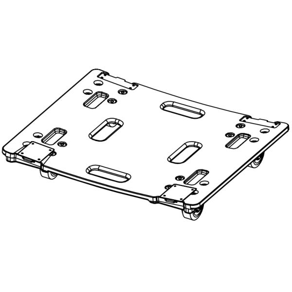 Nexo P+ Series Wheel Board for Nexo L18 Sub