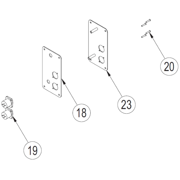 18. Nexo 05JNEOHMPS10V2 Gasket CNX for Nexo LS1200 Subwoofers