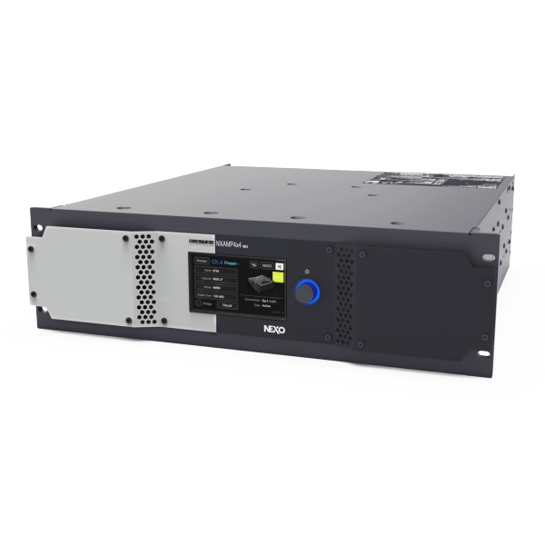 Nexo NXAMP4X4MK2 Network Powered Digital TD Controller. 4x4500 W. Multi Voltage