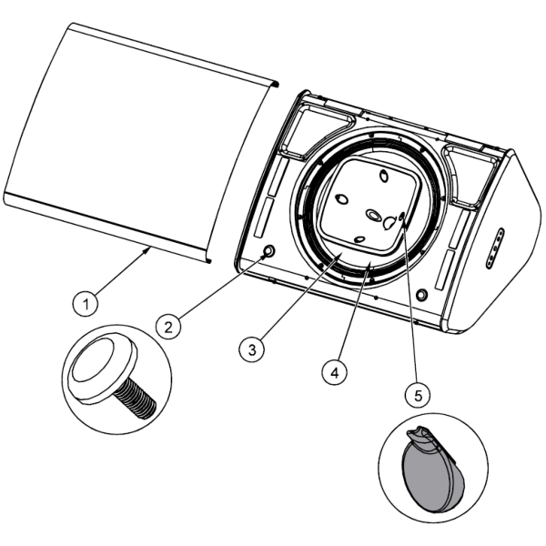 3. Nexo 05HPC15R/K Recone Kit 15 (with screws) for Nexo P15 Install Speaker