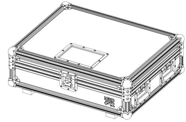 Nexo P+ Series Flight Case for Nexo Accessories (P12 Branded)