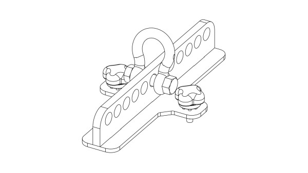 Nexo P+ Series LiftBar for P8, P10, P12 and P15 - Black