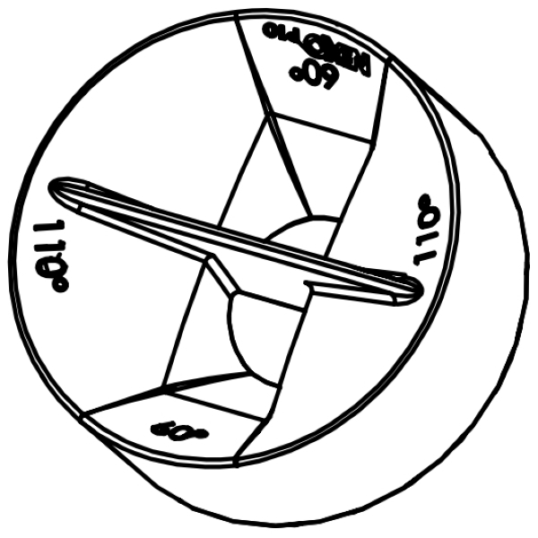 Nexo P+ Series Dispersion Horn/Flange for Nexo P10 - 110 x 60 Degree