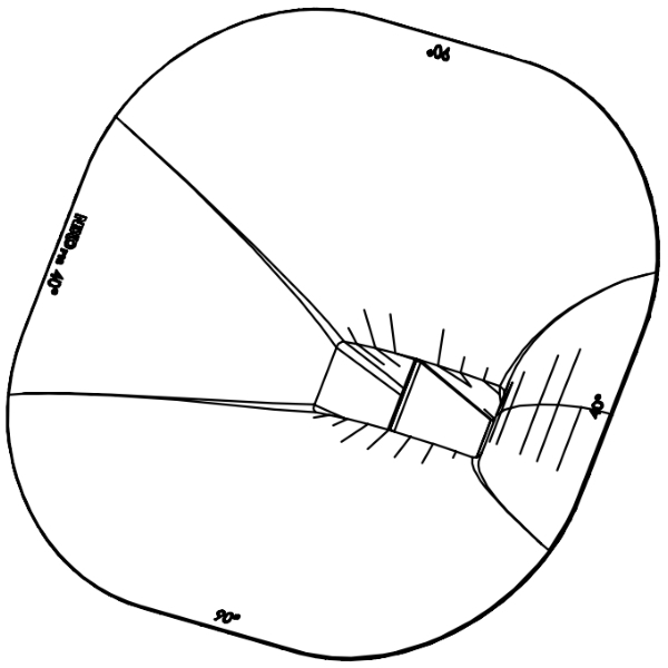 Nexo P+ Series Dispersion Horn/Flange for Nexo P18 - 90 x 40 Degree