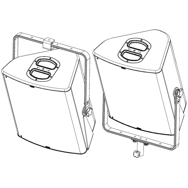 Nexo P+ Series Vertical Cradle for Nexo P15 - White