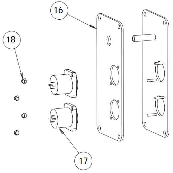 16. Nexo 05JNEOTPS8 Trap Joint for Nexo PS8