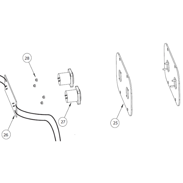 25. Nexo 05JNEOC122560 Gasket for RS18 for Nexo RS18