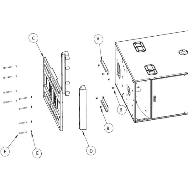 A. Nexo 05AMAPPOI Rigging Spacer for RS18 for Nexo RS18