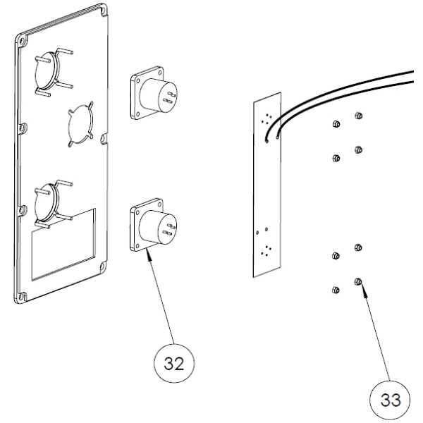 32. Nexo 05CNXNL4MDV-1 Speakon Nl4 M D V for Nexo STM B112