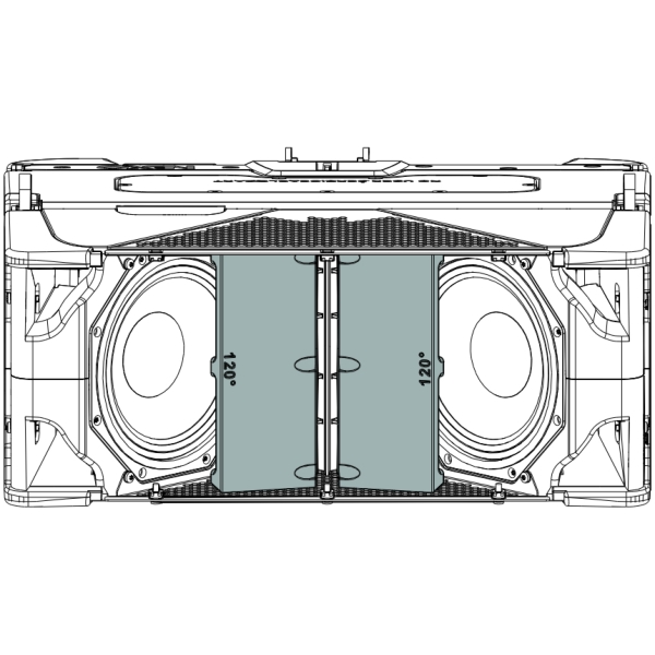 Nexo STT-FLG28120 120 Degree Flange for Nexo STM M28