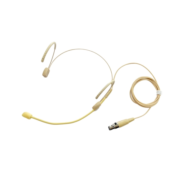 Q-Audio HSM-TA4 Headworn Microphone, Beige