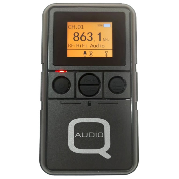 Q-Audio QSD-3PRO BTX Silent Disco Bluetooth Transmitter, Channel 70