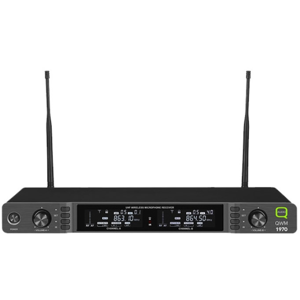 Q-Audio QWM 1970 Dual Channel Diversity Receiver, Channel 38