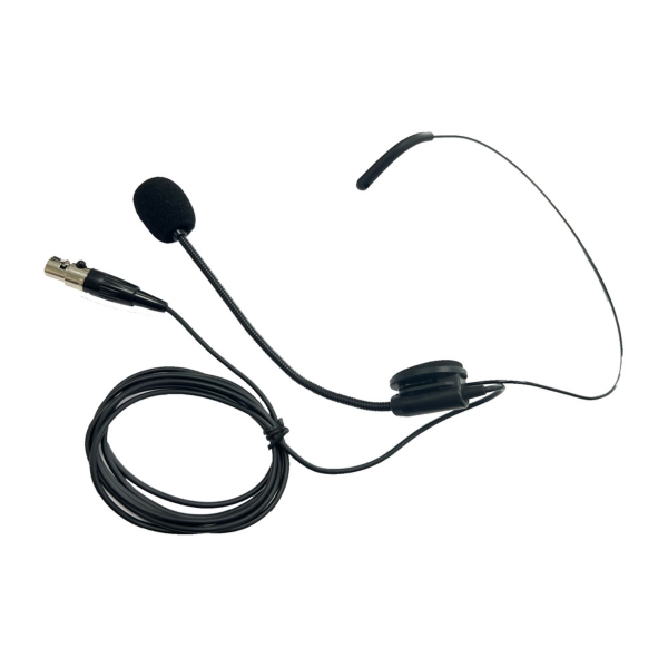 Q-Audio QWM HS TA4 Headworn Microphone, Black