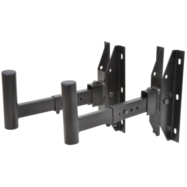 QTX Adjustable Speaker Wall Brackets (Pair), 65 to 90 Degrees - 50kg