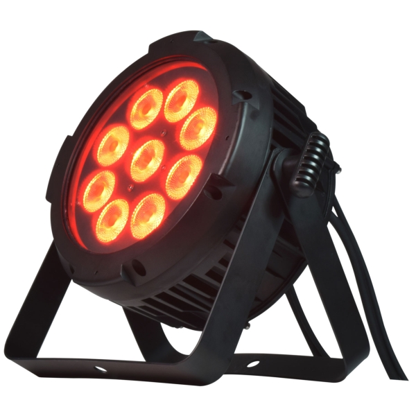 QTX HIPAR-126 RGBWA+UV Weatherproof LED PARCan, IP65 - 120W