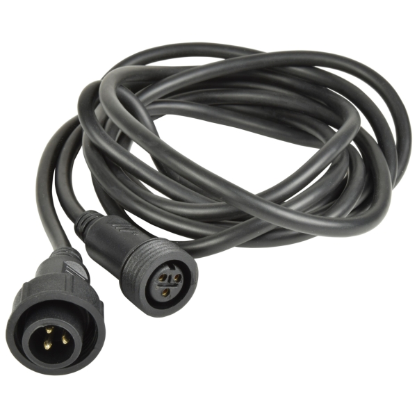 QTX HIPAR-3M-DEXL DMX Extension Lead for QTX HIPAR, IP65 - 3 metre