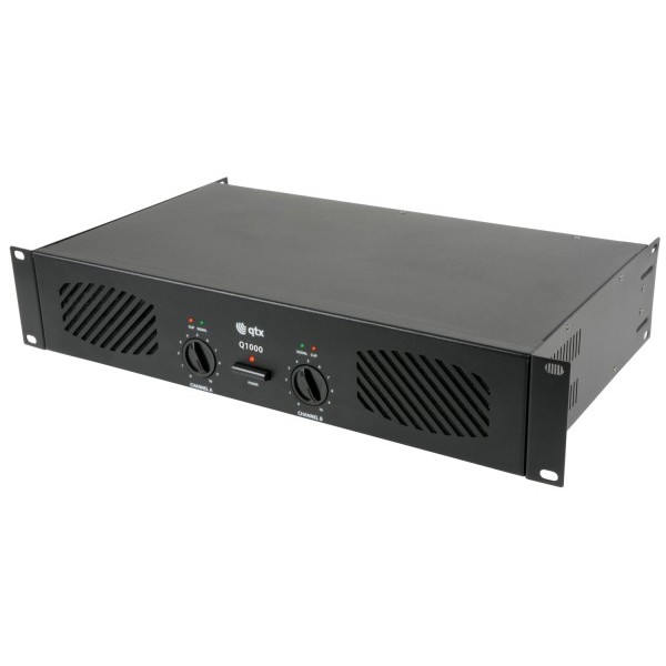 QTX Q1000 Power Amplifier, 2x 250W @ 4 Ohms