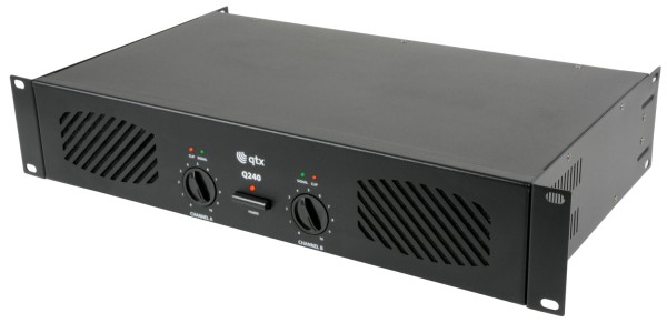 QTX Q240 Power Amplifier, 2x 60W @ 4 Ohms