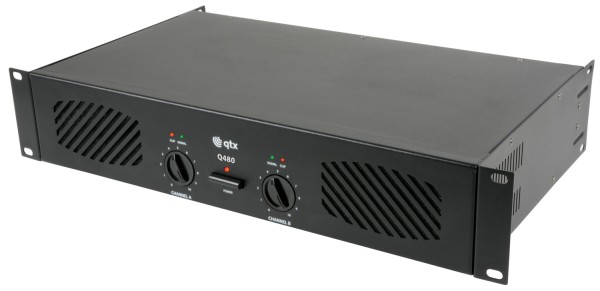 QTX Q480 Power Amplifier, 2x 120W @ 4 Ohms