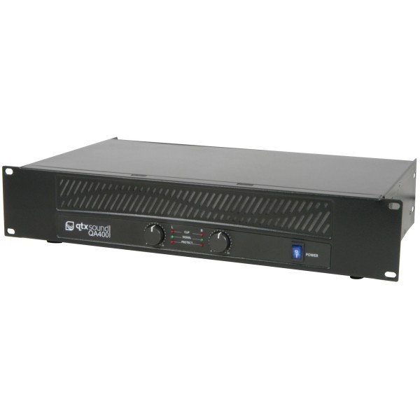 QTX QA400 Power Amplifier, 2x 100W @ 4 Ohms