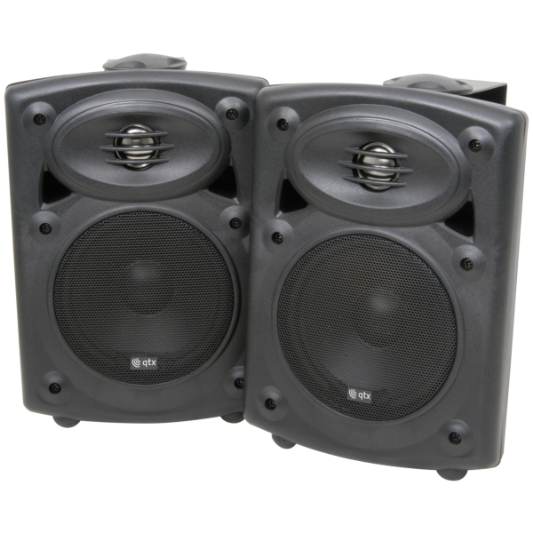 QTX QR5B 5.25-Inch Active Speaker System (Pair), 20W - Black
