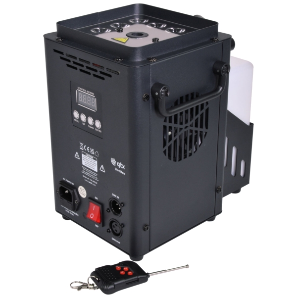 QTX VertiBox Compact Vertical RGBA LED Fog Machine - 1200W