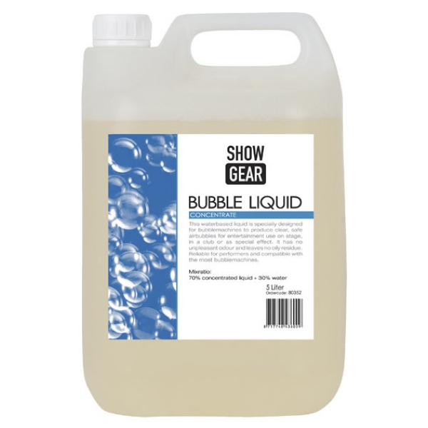 Showgear Bubble Fluid Concentrate, 5L