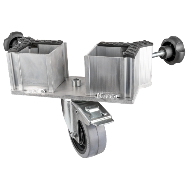 Showgear Mammoth Dex Double Leg Insert Swivel Wheel with Brake (Pair)