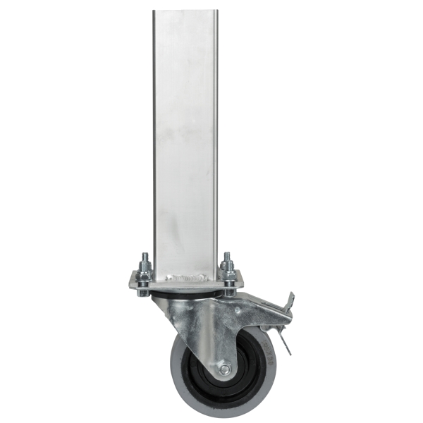 Showgear Mammoth Dex Leg with Swivel Castor, 40 cm (Pack of 4)