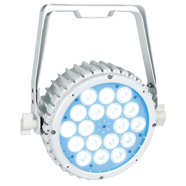 Showtec Compact Par 18 MkII RGB LED PARCan, 18x 3W - White