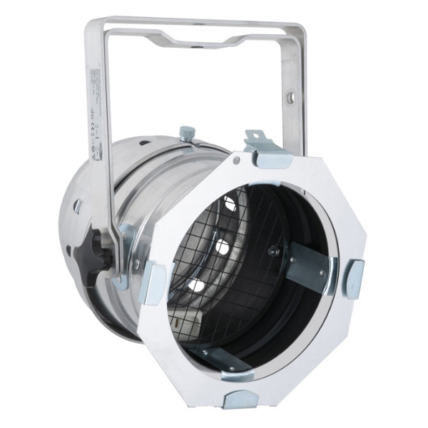 PAR 64 Floorcan with Gx16D Lamp Holder - Silver