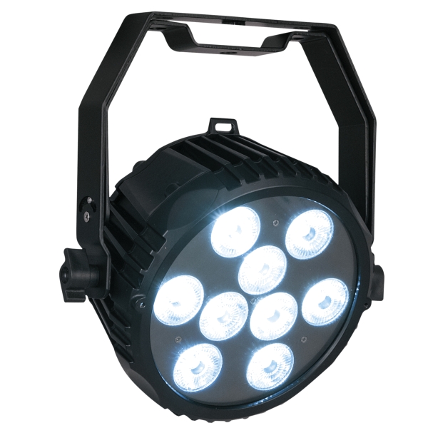 Showtec Power Spot 9 Q6 Tour RGBWAUV LED Spot, 9x 12W