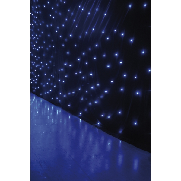 Showtec Star Dream 6 x 3M LED Starcloth System, 144x Cool White