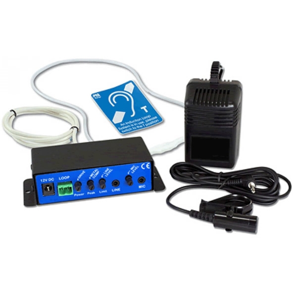 SigNET AC CL1/UK Mini Surfice Mount Induction Loop Kit with SigNET CL1 Amplifier and AMT Microphone