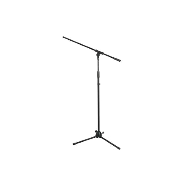 Ultimax MSA 180BK Microphone Stand with Fixed Boom - Black