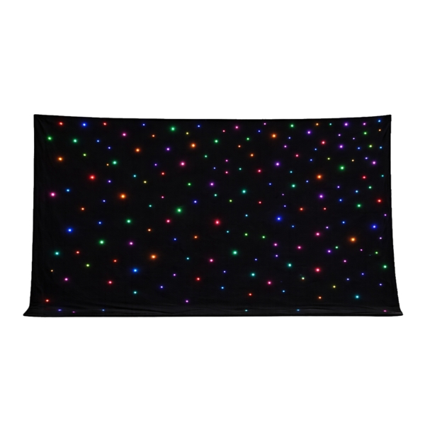 Ultimax SC-RGB-64-CURTAIN RGB LED Starcloth with Controller, 6m x 4m