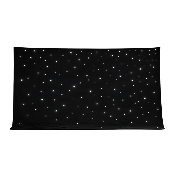 Ultimax SC-WHT-63-CURTAIN Cool White LED Starcloth with Controller, 6m x 3m