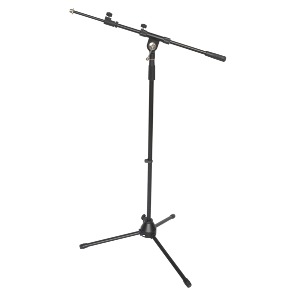 Ultimax UTX 200BK Microphone Stand with Telescopic Boom - Black