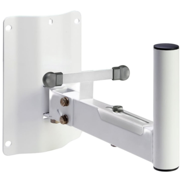 Ultimax WMA 560WH Heavy-Duty Steel Wall-Mount Speaker Bracket - White