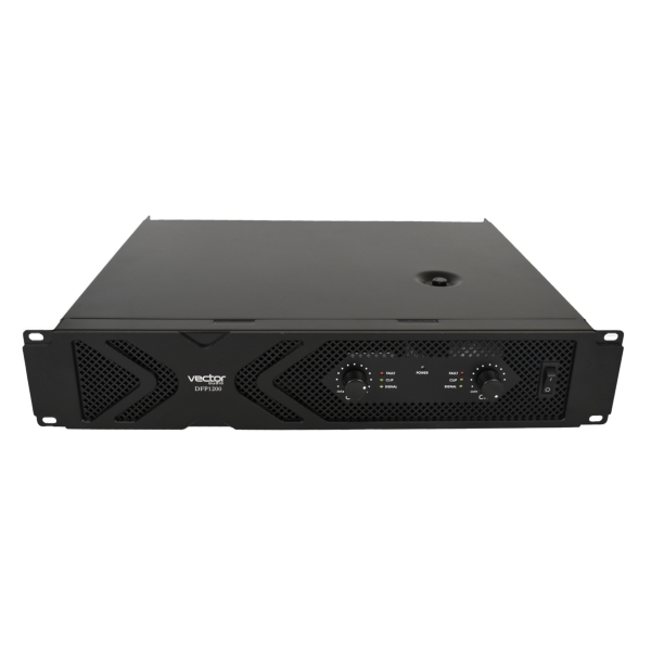 Vector DFP1200 Power Amplifier, 2x 600W @ 4 Ohms