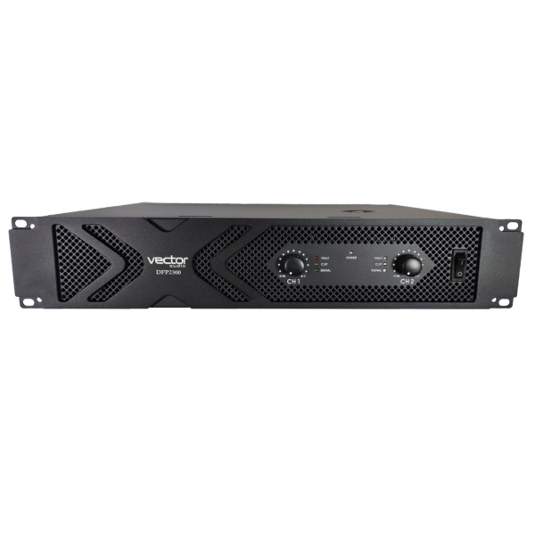 Vector DFP2300 Power Amplifier, 2x 1200W @ 4 Ohms