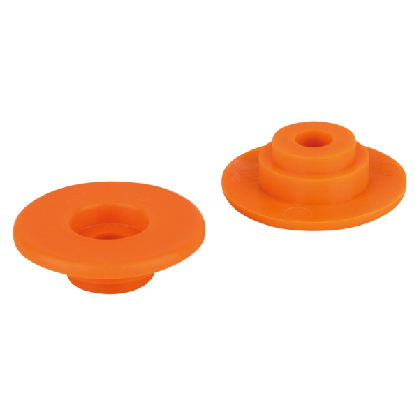 Wentex CURTFIX Curtain Clamp Coloured Ring (Pack of 50) - Orange