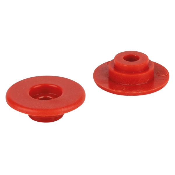 Wentex CURTFIX Curtain Clamp Coloured Ring (Pack of 50) - Red