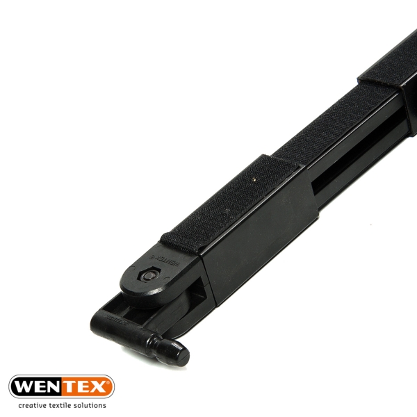 Wentex Pipe and Drape Telescopic Cross Bar, 0.9M to 1.2M - Black