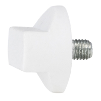 Wentex Fixing Bolt for Crossbar, M10 x 12mm - White