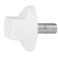 Wentex Fixing Bolt for Upright, M10 x 20mm - White Wentex Fixing Bolt for Upright, M10 x 20mm - White