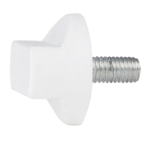 Wentex Fixing Bolt for Upright, M10 x 20mm - White