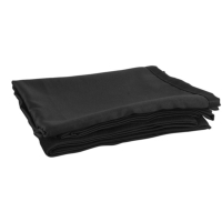 Wentex Pipe and Drape MGS Unpleated Curtain, 2.8M x 1.2M - Black Wentex Pipe and Drape MGS Unpleated Curtain, 2.8M x 1.2M - Black