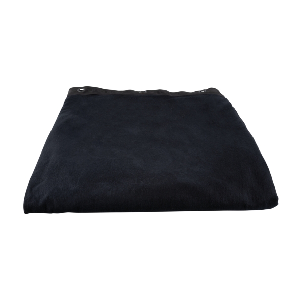 Wentex Pipe and Drape Sound-Absorbing Unpleated Backdrop Curtain, 3m (W) x 4m (H)